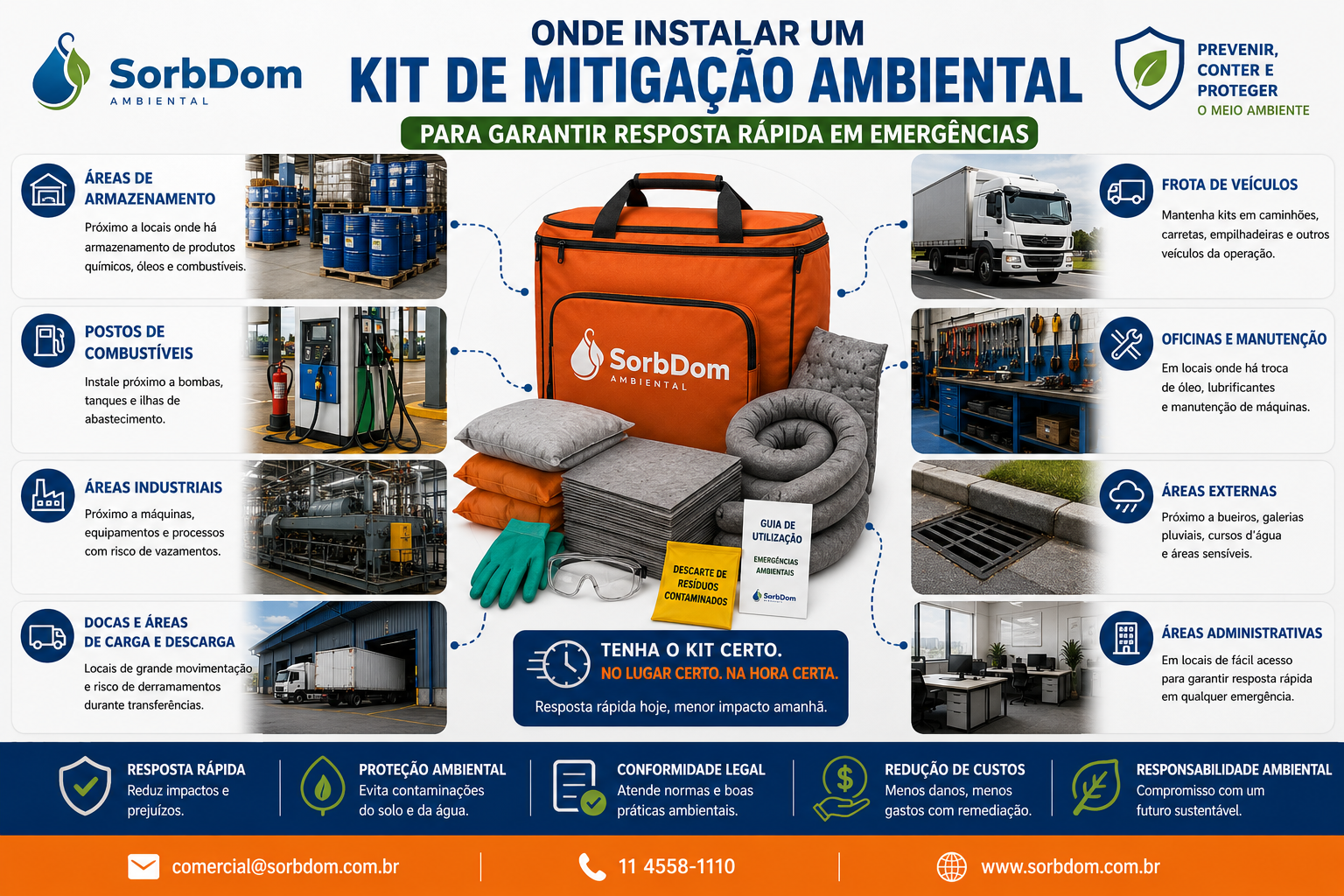 Onde Instalar um Kit de Mitigação Ambiental para Garantir Resposta Rápida em Emergências