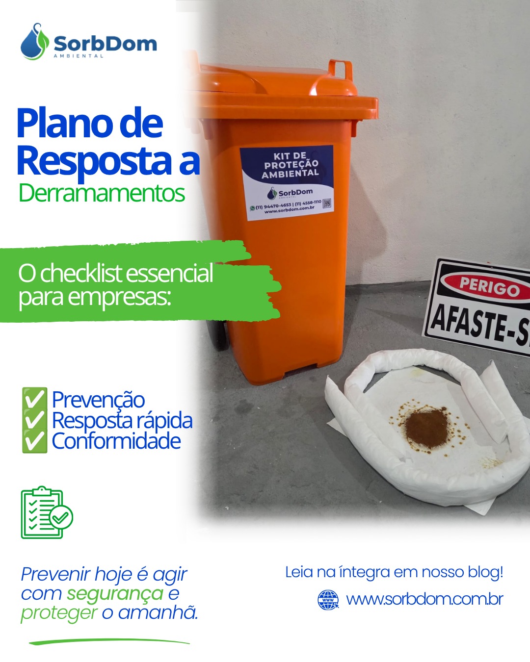 Plano de Resposta a Derramamentos: O Checklist Essencial para Empresas